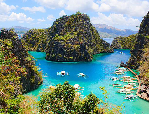 istock Landscape of tropical island. 534199448