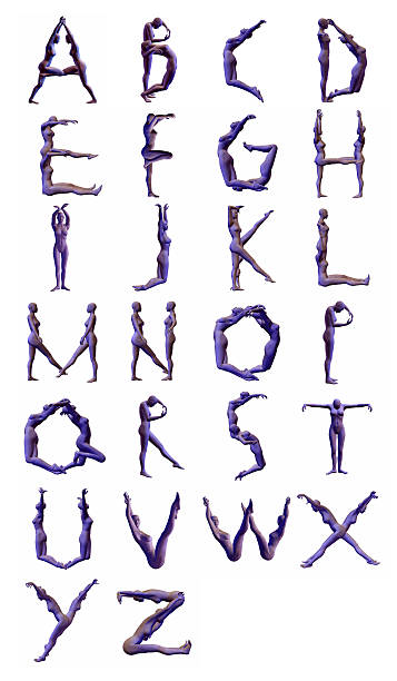 Alphabetic character stock photo