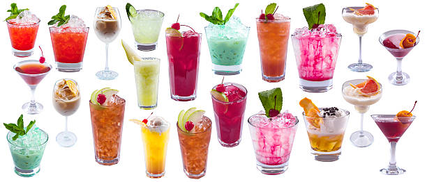 istock Set of alcoholic cocktails 534201622