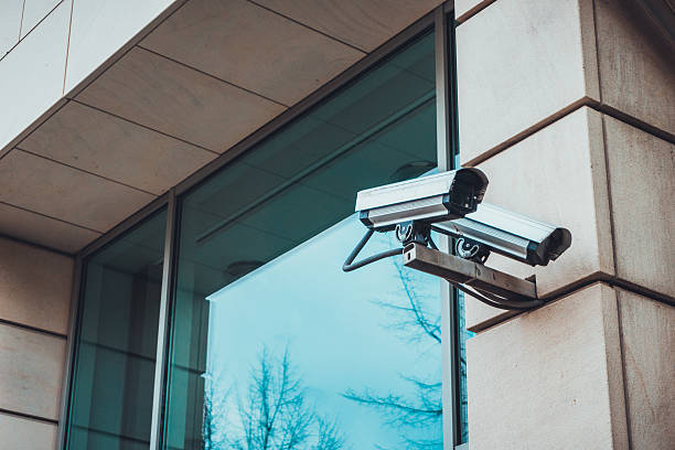 istock Security Cameras on Exterior of Urban Building 534203832