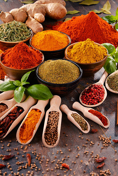 istock Variety of spices on kitchen table 534204418