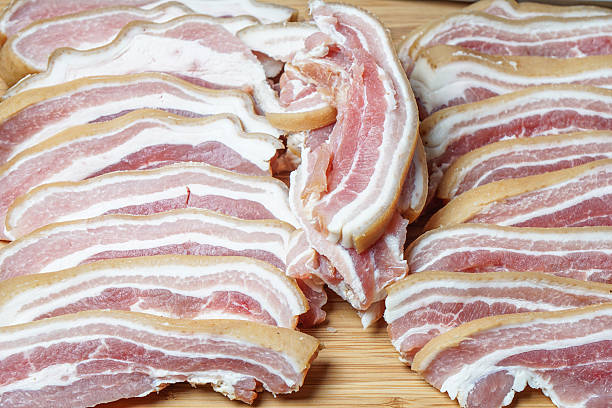 istock Raw Bacon, smoked pork belly 534205758