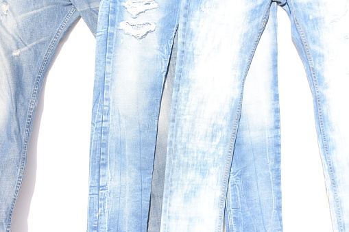 High Key blue jeans rubbed Background 