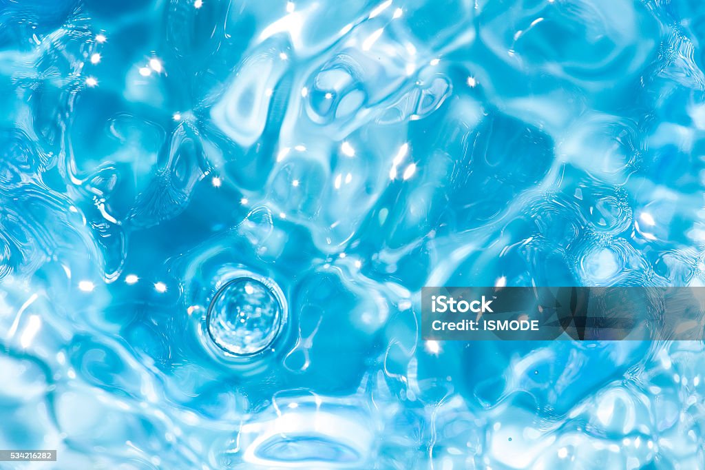 Blue clear fresh Water background. Hot Tub Stock Photo