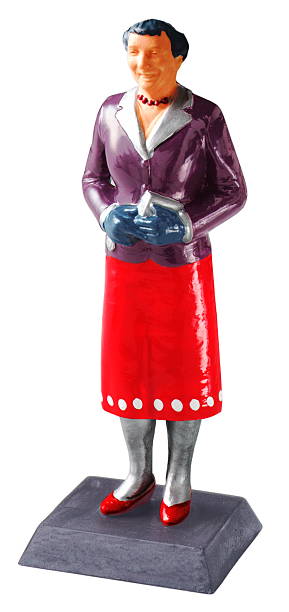 istock Woman Wearing Red Long Skirt 534216297