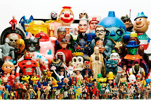 Large Group of Characters stock photo