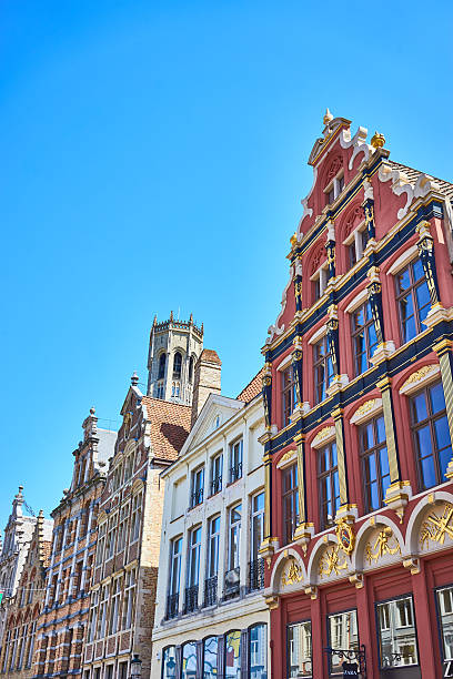 istock Beautiful old facades of Bruges 534216708
