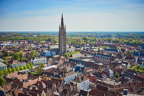 istock View over cityscape of Bruges 534217228