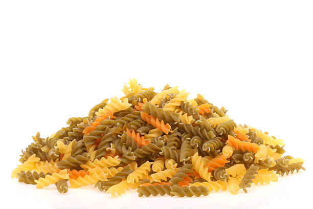 istock Heap of tricolored fusilli 534217593