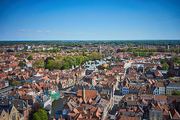 istock View over cityscape of Bruges 534217836