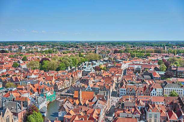istock View over cityscape of Bruges 534218012