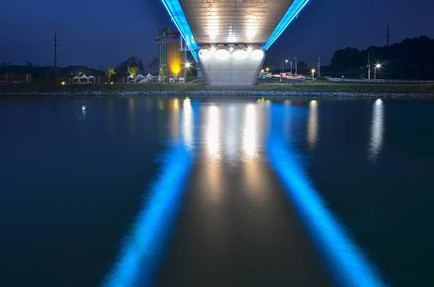 istock Reflection  color on the bridge in seoul,South Korea 534218977