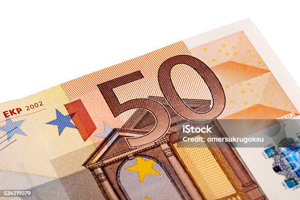 Fifty Euro Banknote Stock Photo - Download Image Now - 2015, Close-up, Currency