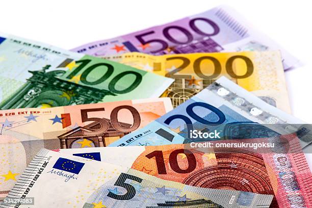 European Banknotes Stock Photo - Download Image Now - Euro Symbol, European Union Currency, 2015