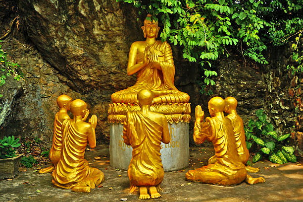istock Buddha and Monks in Meditation 534219221