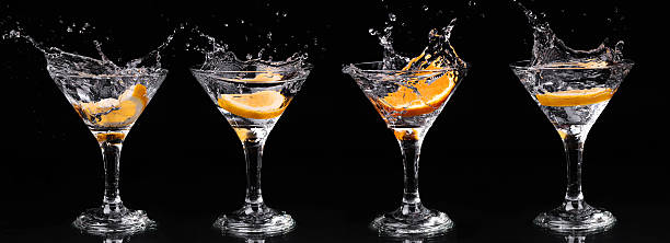 istock Vermouth cocktail inside martini glass over dark background 534219397