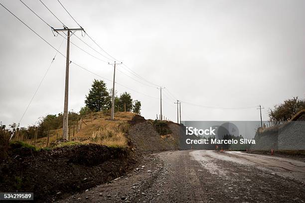 Rural Poles Stock Photo - Download Image Now - 2015, Cable, Chile