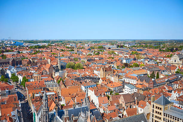 istock View over cityscape of Bruges 534220516