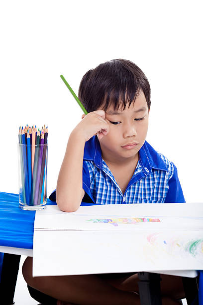 istock Sadness boy sitting and boring 534221519
