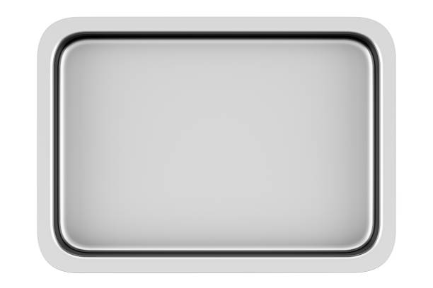 istock top view of metallic baking dish isolated on white background 534225819