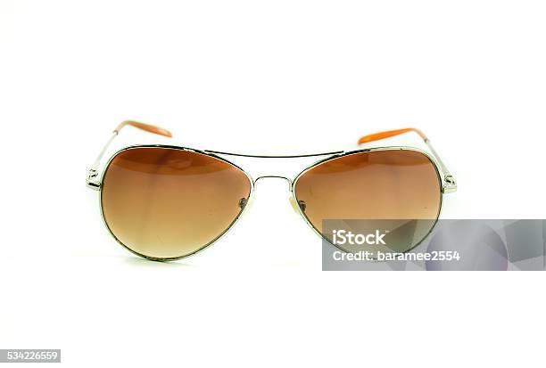 Brown Sunglasses Stock Photo - Download Image Now - 2015, Brown, Chrome