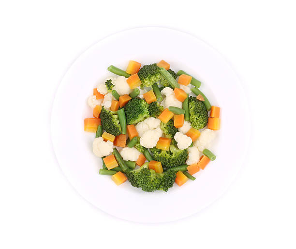 istock Cauliflower salad with carrot. 534227951