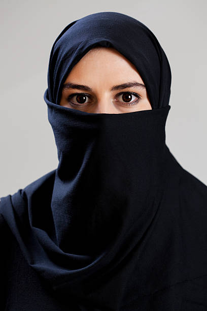 istock Muslim woman with big dark eyes 534264391