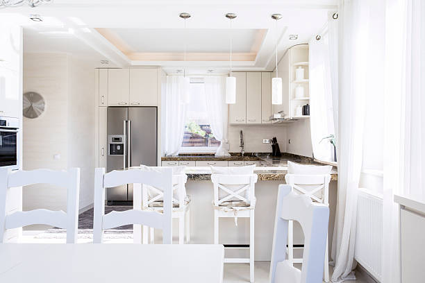 istock Spacious kitchen in the new house 534264435
