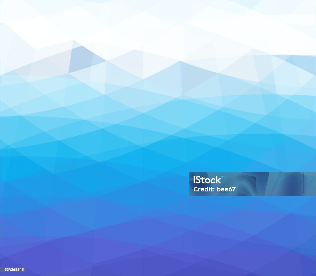 Blue Geometry Style Abstract Blue Geometric Style Background Stock Illustration - Download ...