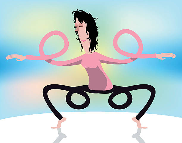 3,962 Funny Yoga Illustrations & Clip Art - iStock | Funny yoga pose, Funny  yoga woman, Funny yoga home