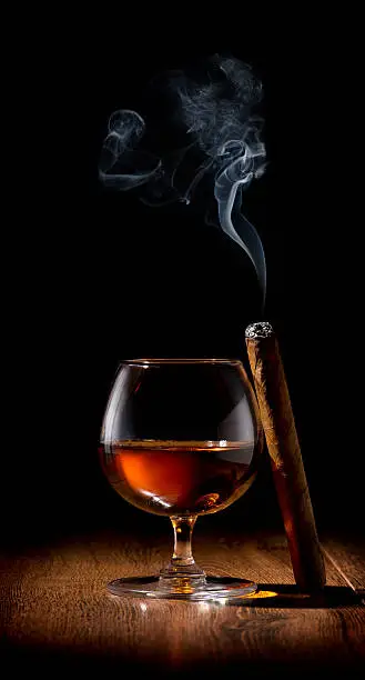 Photo of Scotch and cigar