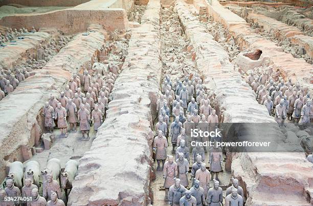 The Terracotta Army Stock Photo - Download Image Now - 2015, 2nd Century BC, Ancient