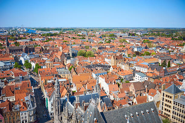 istock View over cityscape of Bruges 534305274
