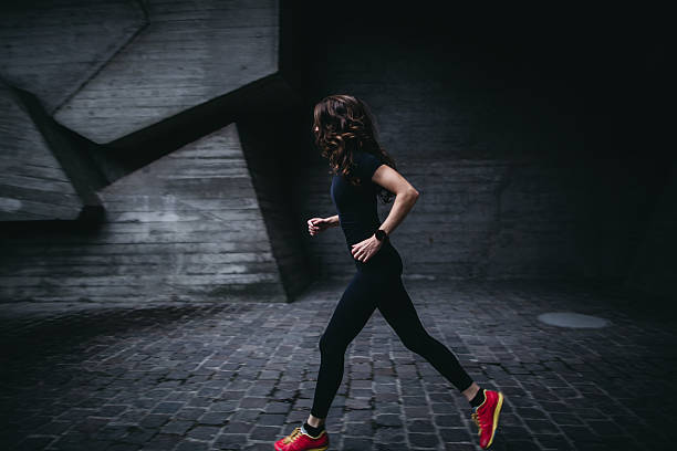 istock Young athletic woman running outdoor 534308372