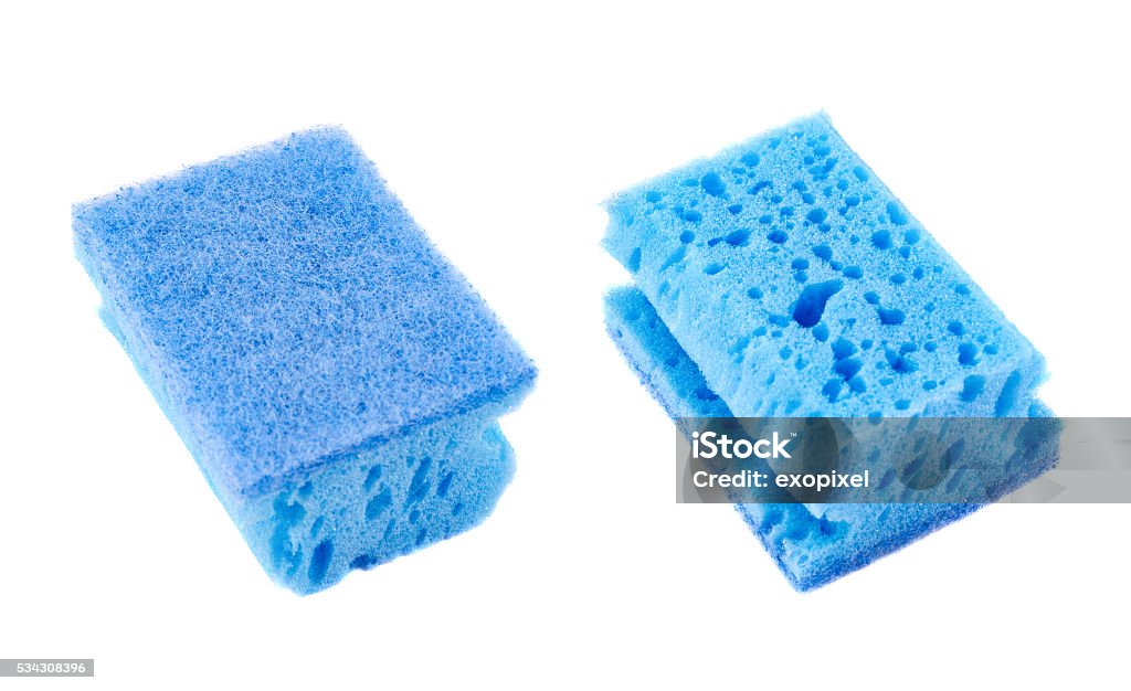 Sponge Side Kitchen Sponge Front And Back View Stock Photo - Download Image Now ...