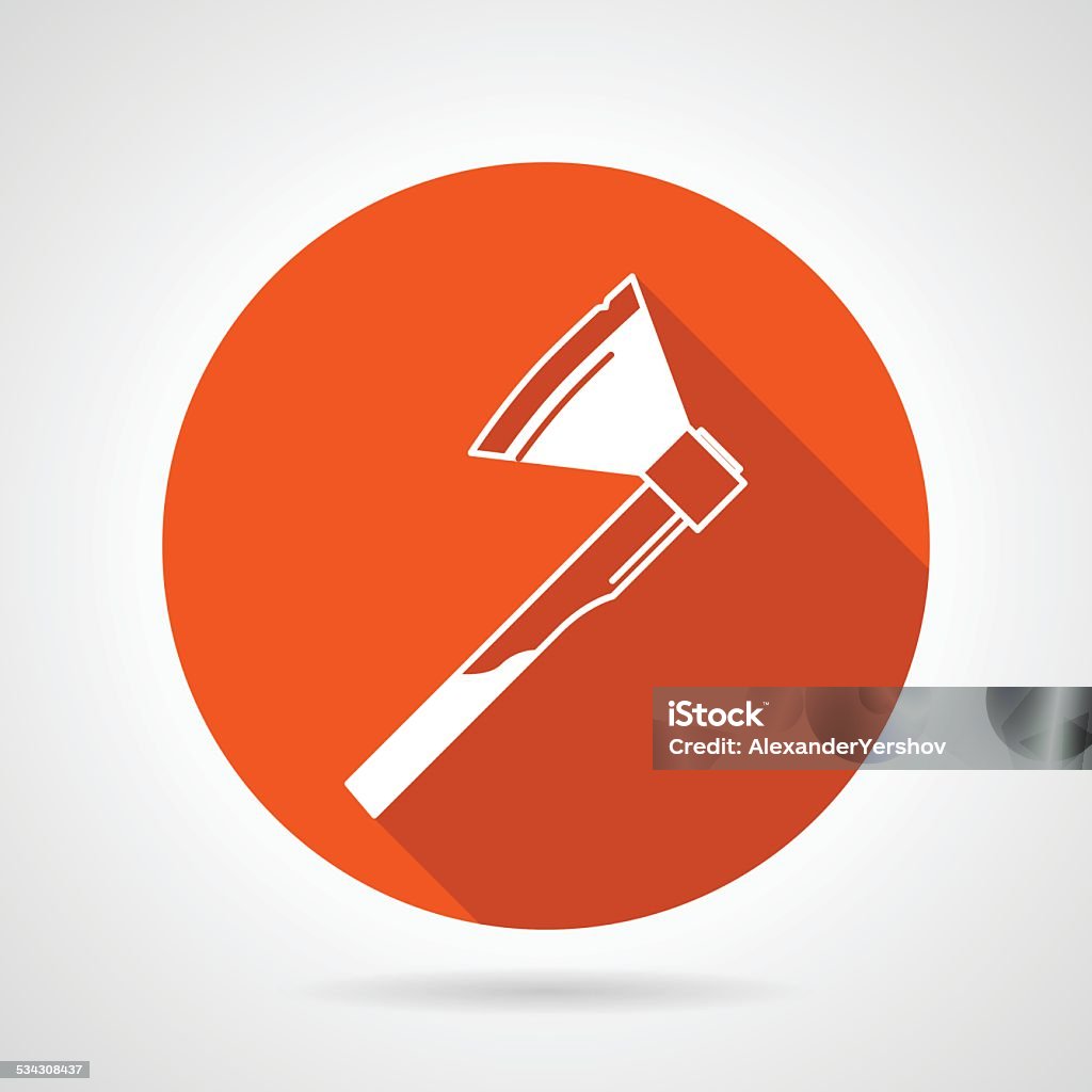 Flache Vektor-Symbol für Eispickel - Lizenzfrei 2015 Vektorgrafik