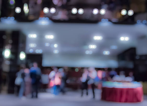istock Blur people eating and talking in dining room  at night 534309706