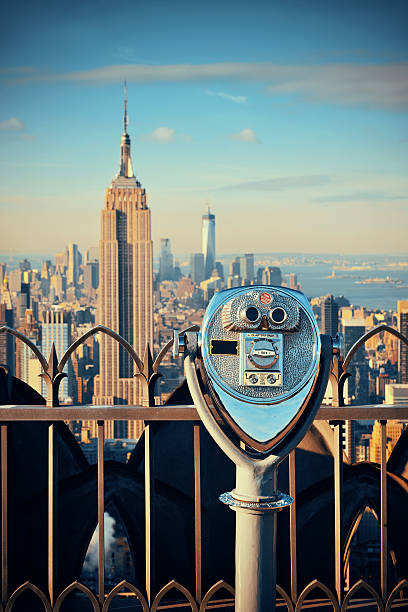 arranha-céus da cidade de nova iorque - empire state building imagens e fotografias de stock
