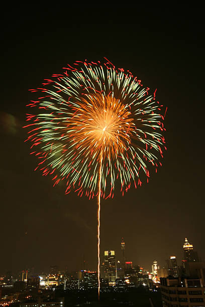 istock firewotk in festival from city 534312171