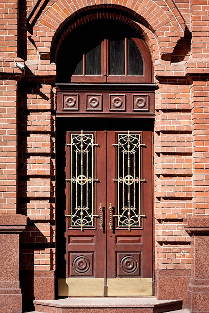 istock Vintage wooden door 534312424