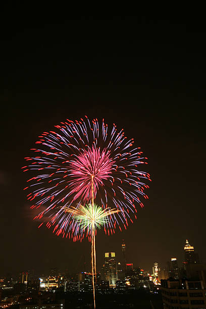 istock firewotk in festival from city 534312861