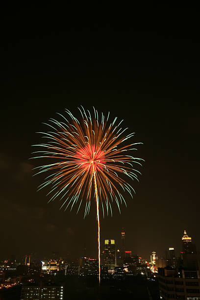 istock firewotk in festival from city 534312863