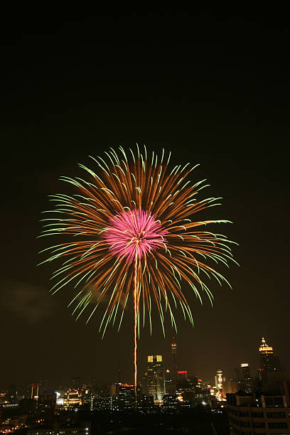 istock firewotk in festival from city 534312865