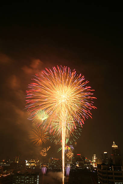 istock firewotk in festival from city 534313047