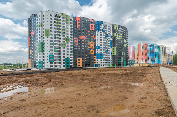 istock Construction new buildings in Moscow. 534315906