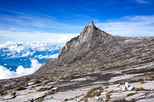Mount Kinabalu South Peak in Sabah, Borneo, East Malaysia.