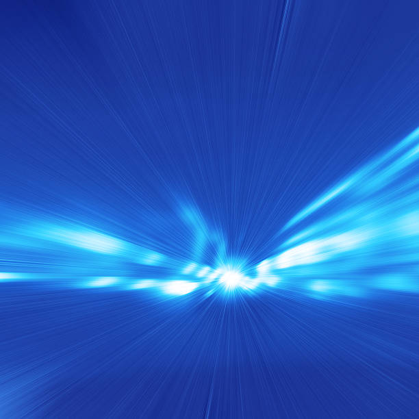 istock Abstract image of high speed on the road at night. 534317064