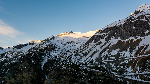 istock Snowy mountains in the morning. 534318074