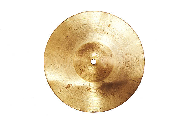 istock Music conceptual image. Cymbal on isolated background. 534320258