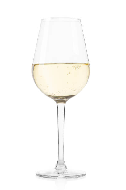 istock White sparkling wine glass on white, clipping path 534323514